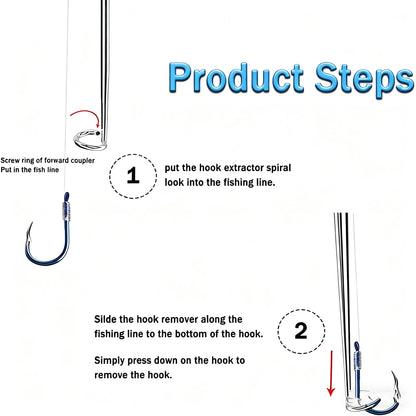 Stainless Steel Fishing Hook Remover Tools Detacher Extractor Rapid Decoupling Fishing Hook Detacher Remover Portable Tools
