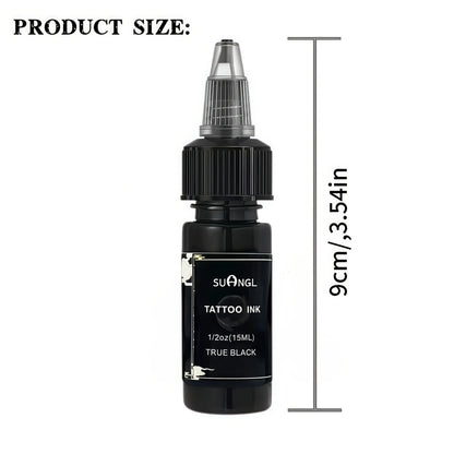 Professional Tattoo Ink - Multicolor Dynamic(14 Colors) & Vibrant Colors in 0.5oz (15ml) Bottles for Tattoo Artists