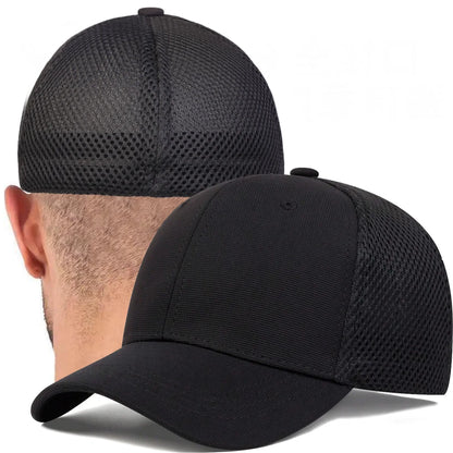 Adult Back Closed Baseball Cap for Small Head Lady Man Blank Hiphop Snapback Hat Fitted Flat Caps 58cm to 60cm