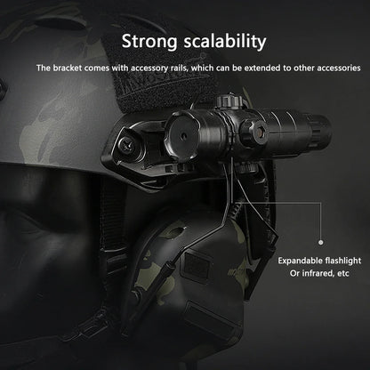 Tactical Helmet Headset Non-picking Noise-Cancelling Headset For Gen5 Helmet Headset Baofeng Radio PTT Adapter Mobile Earphone