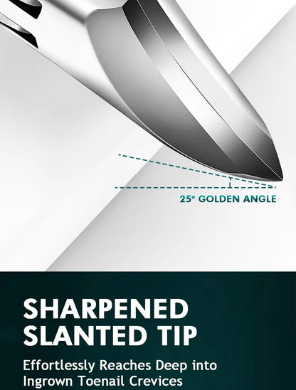 New Pointed-Nose, Beveled, Original Large-Opening Nail Clippers, Pointed-Nose Nail Cutters, Nail Trimmers, Household Pedicure Kn