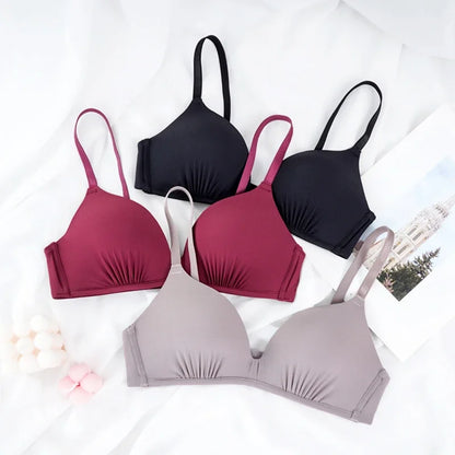 Seamless Bras for Women Push Up Bras No Wire Brassiere A B Cup Underwear Sexy Bralette Three Quarters(3/4 Cup)  Lingerie 2027