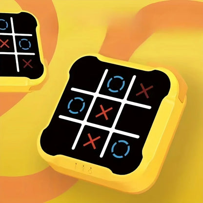 Elektroniskt Tic-Tac-Toe Spel – 4 Spelmöjligheter Portabelt Montessori Päzzelleksak Barn & Vuxna 6+ År 2026