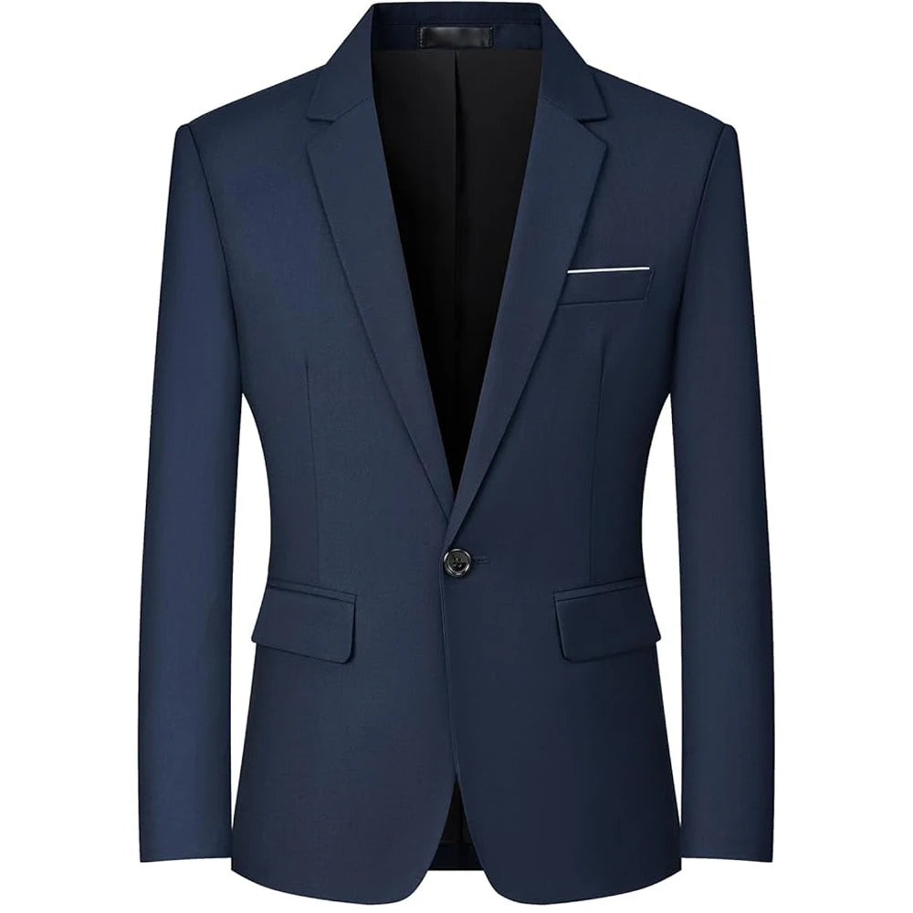 ZHUOLIN Herrkavaj Slim Fit – Sträcktyg Formell Bröllop Kontor Sport Marinblå Grå Svart Vinröd EU S–3XL