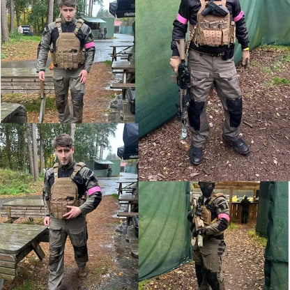 Tactical Suits Milita Uniform Hiking Hunting Pants Men Combat Shirts Training Durable Breathable Camo Wear-resistant Cargo Pant