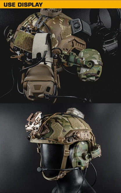 HD-17 GEN 6 Tactical Headset Sound Pickup&Noise Reduction Sports Shooting Earmuff Sports Shooting Impact Anti-Noise Headset
