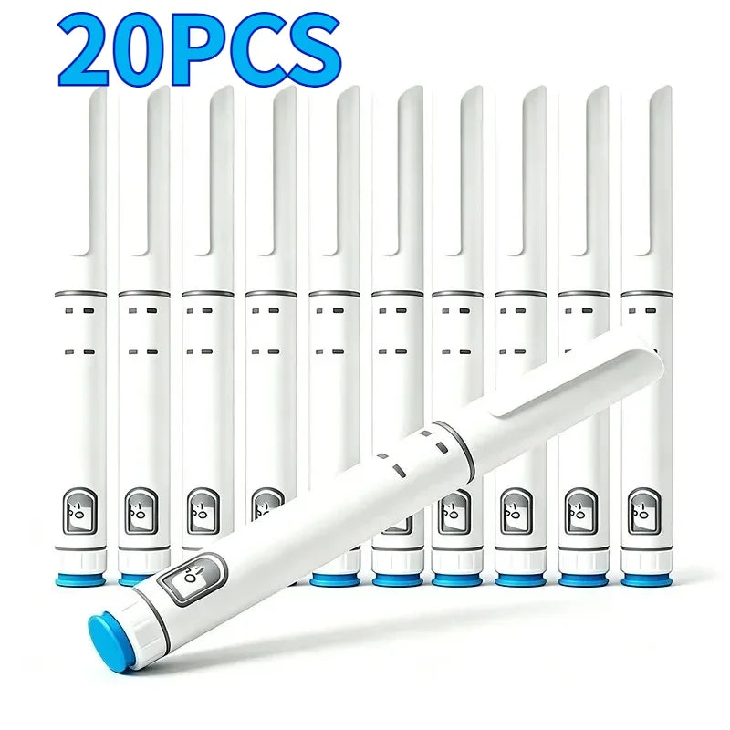 20PCS 3ml Disposable Injection Pen Portable Colorful Peptide Pen Self-Injector Pen 60U Suitable For Tattoo Tool Magic Pen