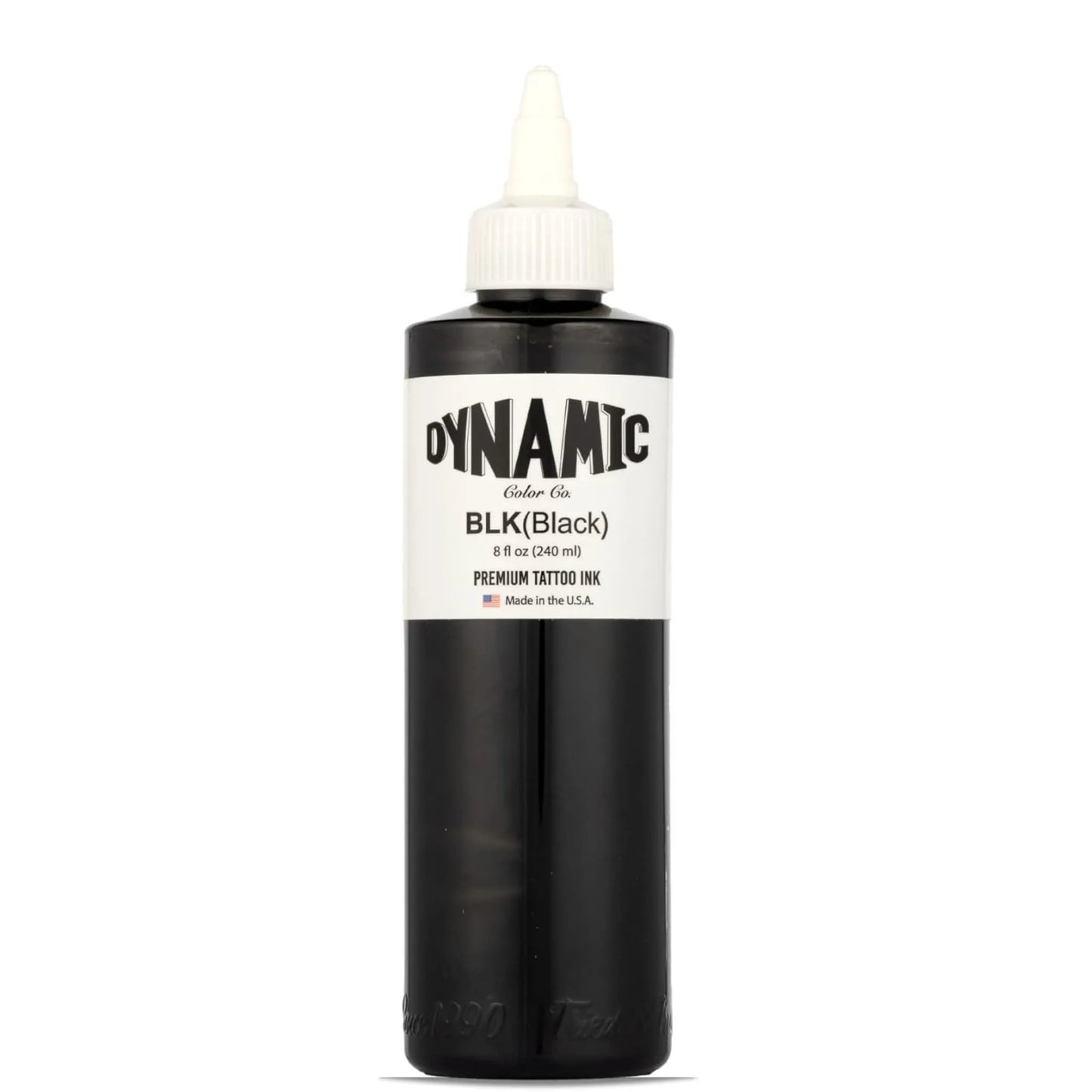Black Tattoo Ink, 8 oz - Reach Compliant Safe Tattoo Ink for European Regulations - Superior Black Tattoo Ink, Made in USA