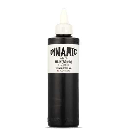 Black Tattoo Ink, 8 oz - Reach Compliant Safe Tattoo Ink for European Regulations - Superior Black Tattoo Ink, Made in USA