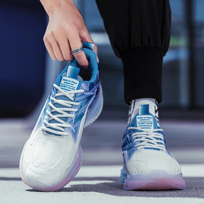 Men's Fashionable Basketball Shoes Air Cushioning Comfortable Non-Slip Breathable Shock-Absorbing Men's Outdoor Activities