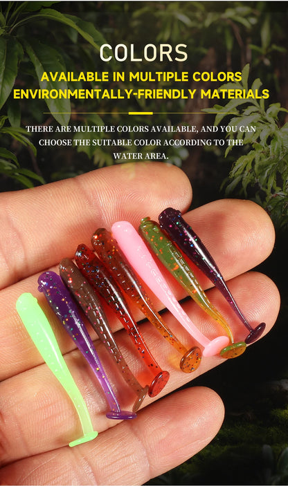 Supercontinent soft bait new minnow 4cm/30pcs 2.7cm/50pcs fishing lures sinking tremor bait Soft Fishing Lure Fishy Worms lure
