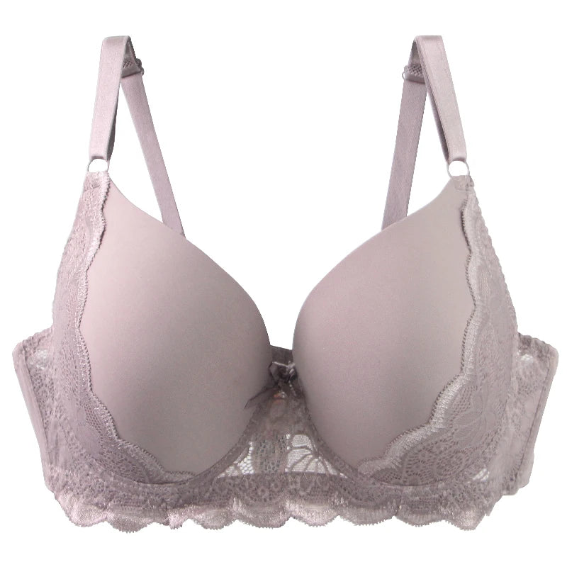 Push-up BH C-E Kupa Andningsbar Underkläder Plus Size Langerie