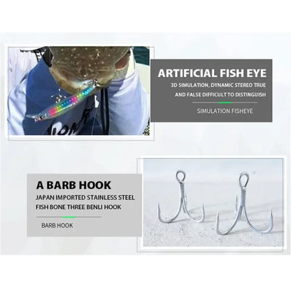 Floating Minnow Fishing Lures 110MM 20g Sea Ocean Beach Fishing Artificial Hard Bait Fishing Tackle for Bass Pike Perch Pesca