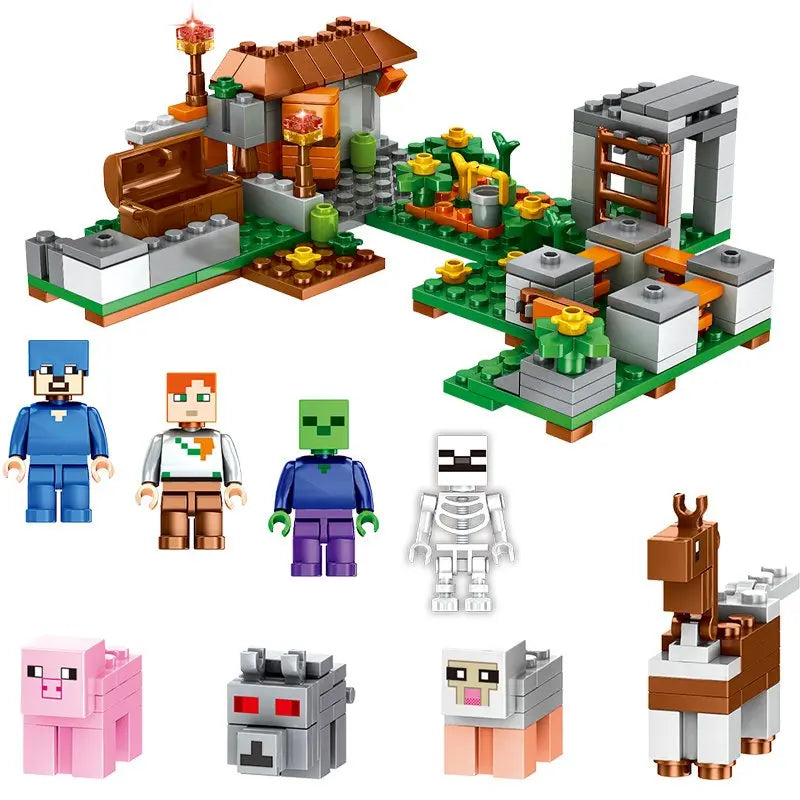 Byggklossar LEGO-kompatibel – 6 Teman By Grotta Gruva Djungel Djurfigurer Pedagogisk Pussellek 6+ År 2026