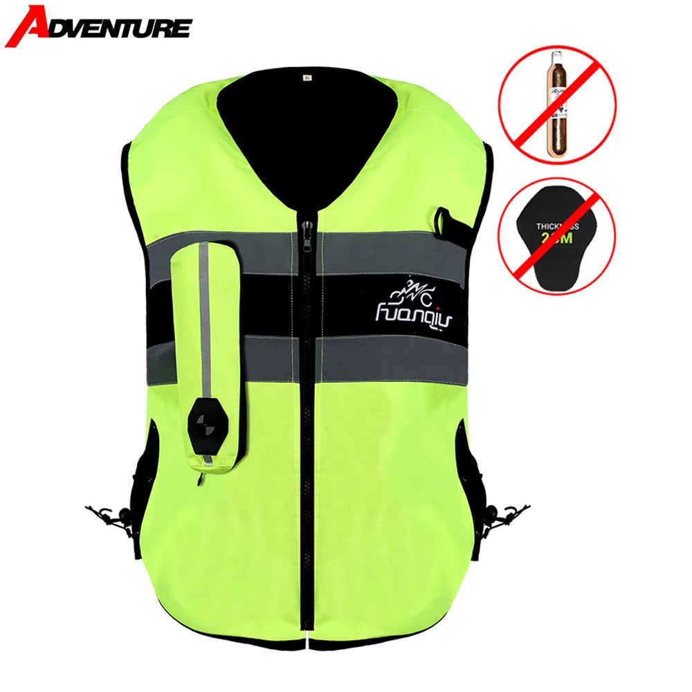 Motorcycle Airbag Vest Motorcycle Jacket Safty Life Jacket Moto Air Bag Vest Motocross Riding CE Airbag Reflective Safety Vest