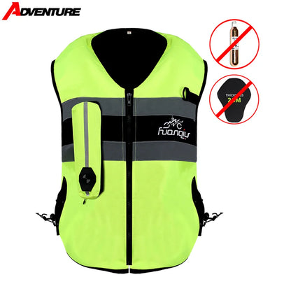Motorcycle Airbag Vest Motorcycle Jacket Safty Life Jacket Moto Air Bag Vest Motocross Riding CE Airbag Reflective Safety Vest