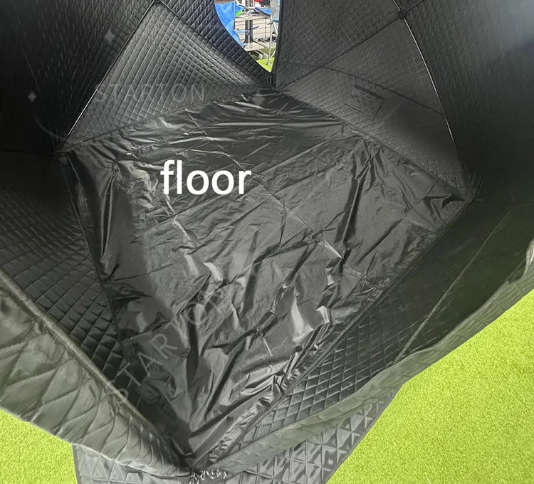 Portable Sauna Tent Easy Set Up 3-Layer to Keep Warm  Waterproof Oxford for Family Dry Sauna