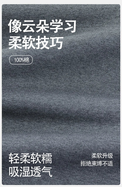 Short Sleeves & Shorts & Long Pant 3Pcs/set Cotton Nightwear for Men Summer Breathable Casual Sleepwear Male Loungewear Hombre
