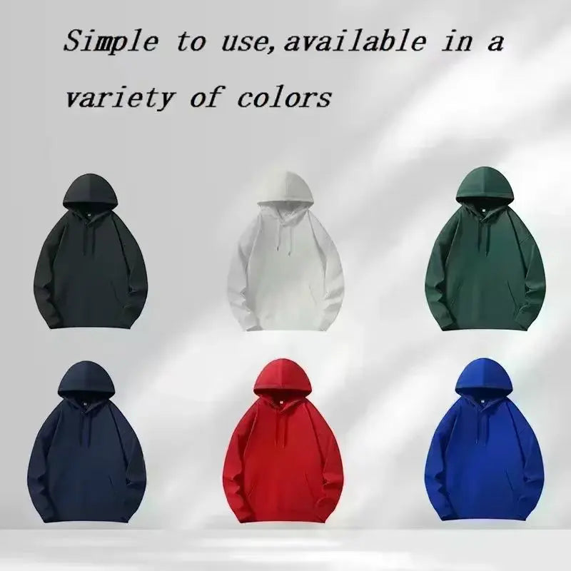 2026 Letter Men's Hoodie Men's and Women's Fashion Simple Long Sleeve Sweatshirt Autumn and Winter Street Trend Large Gym Hoodie