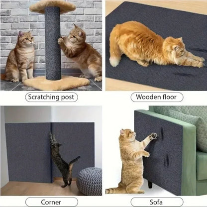 Självhäftande klösmatta för katt 40 × 300 cm – klippbart soffskydd i 7 färger