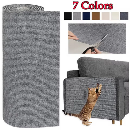 Kattklösmatta & Sofaskydd – Självhäftande, Trimbar, 7 Färger & Flera Storlekar