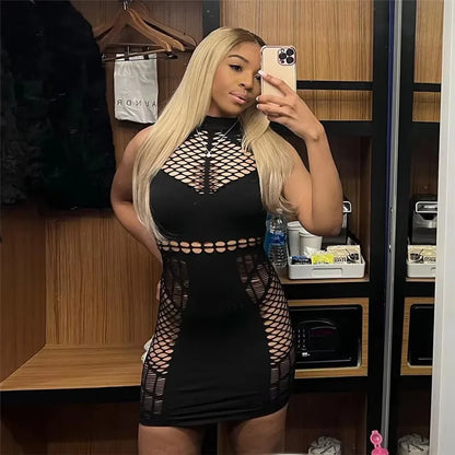 Plus Size for 40-90kg Super Large Womens Lingerie Fishnet Dress Mesh Badydoll Fishnet Bodysuit See Through Chemise