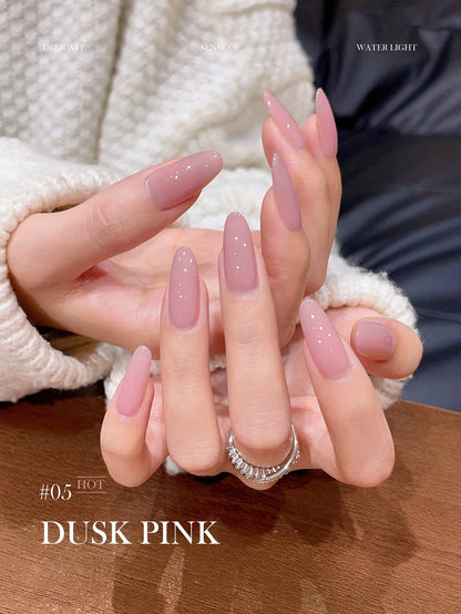 1-30pcs PSK Nude Pink Color Nail Art Ice Transparent Bare Color Nail Enamel 2026 New Net Red Popular White Gel Nail Polish