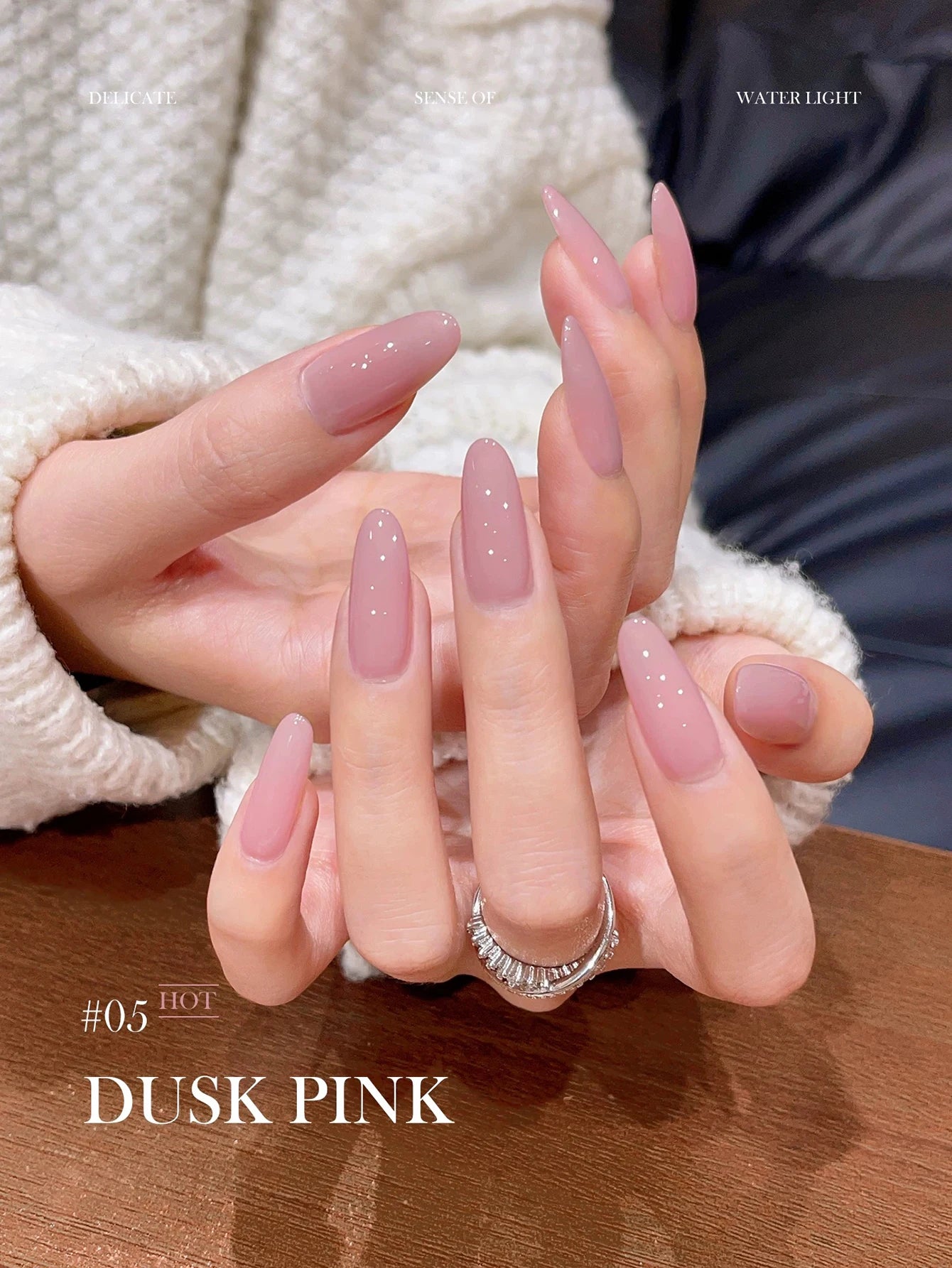 1-24pcs WS Jelly Jade Nude Pink Gel Nail Polish Natural Pink Translucent Color LED UV Gel Soak Off For Home Salon Nail Art DIY