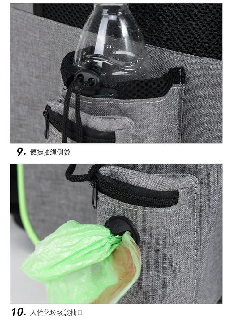 Cat Carrier Backpacks Expandable Cat Backpack with Shade Cover, Breathable Mesh Pet Carrier Backpack Bag for Travel Hiking Campi