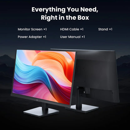 KTC H27T27 Kontorsmonitor 27" 2K QHD – Fast IPS 120Hz HDR10 99% sRGB Lågt Blåljus Flimmerfri EU-lager