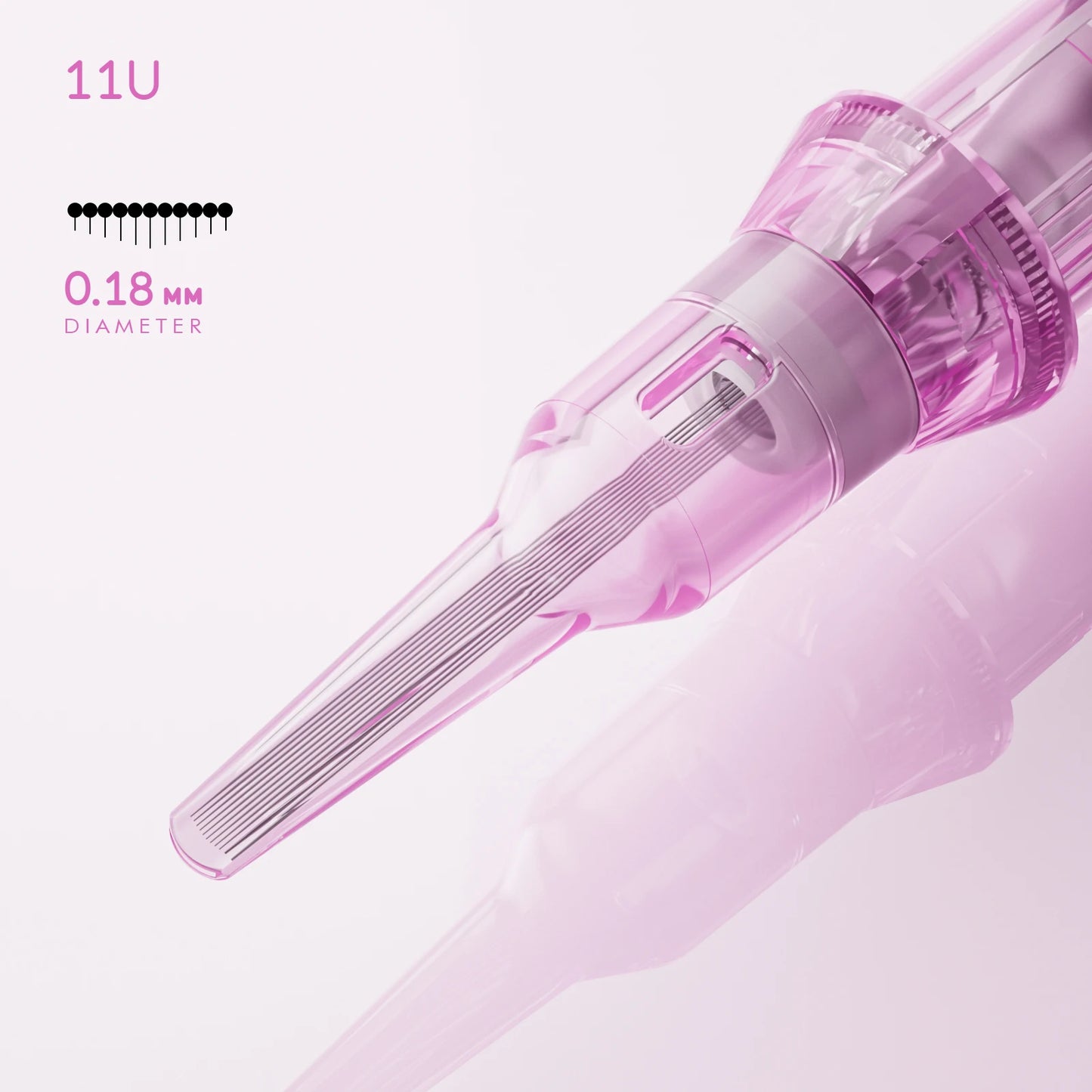 Biomaser PMU Tattoo Cartridge Needle 10pcs Sterilized RL Tattoo Needle for Eyebrow Eyeline Lips Makeup Tattoo Machine Supplies