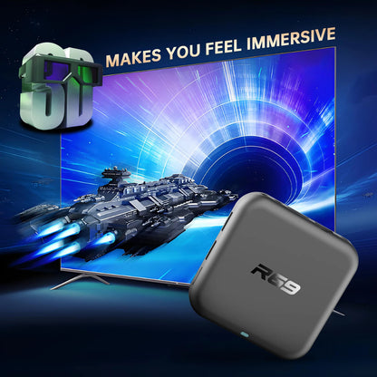MORTAL Latest Smart TV Box R69-1 Android 14 RK3518 2GB 16GB Support 4K Decode Wireless BT5.0 Wifi6 Media Player