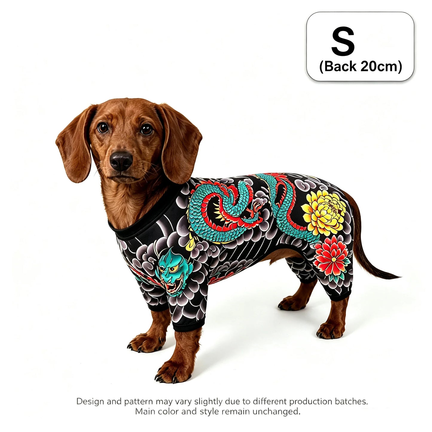 Streetwear Pet Tattoo Suit 4-Way Stretch Full Body Clothes S-10XL Comfortable Dog Cat Costume for Small to Large Pets