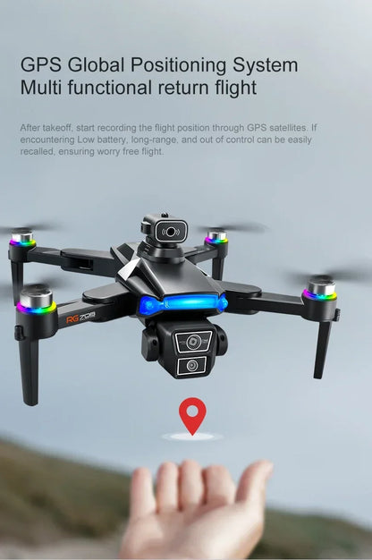RG706 MAX GPS Drone 8K Professional Dual HD Camera 5G WIFI FPV 360° Obstacle Avoidance Brushless Large Screen Rc Quadcopter Dron