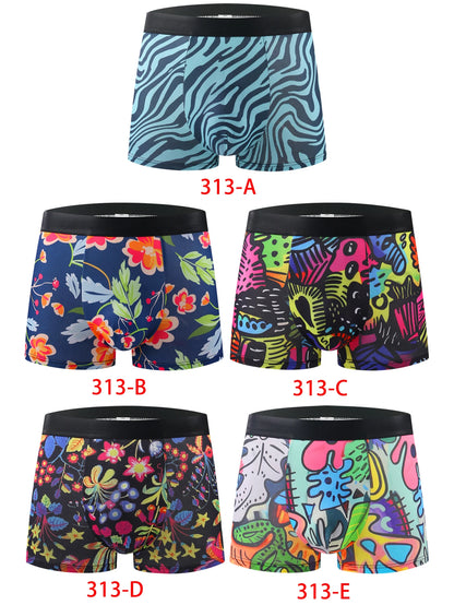 Herr Boxershorts 10-pack – Trendiga Mjuka Tryckta Casual, S–XXL