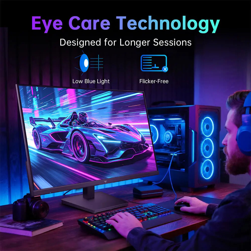 Hot KTC H24B9S-2 144Hz Gaming Monitor, 23.8' FHD IPS Display, 178° Wide Viewing Angle, 113% SRGB, 16.7M Colors, Low Blue Light, 280 cd/m², HDMI & VGA, VESA 75x75mm Mount, Smooth Gaming & Daily Productivity