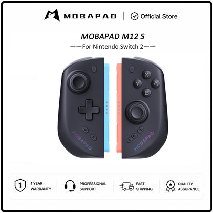 MOBAPAD M12 HD / M12 S Joypad for Nintendo Switch 2 with TMR Joystick HD Vibration Mechanical Buttons Remap Macro Gamepad