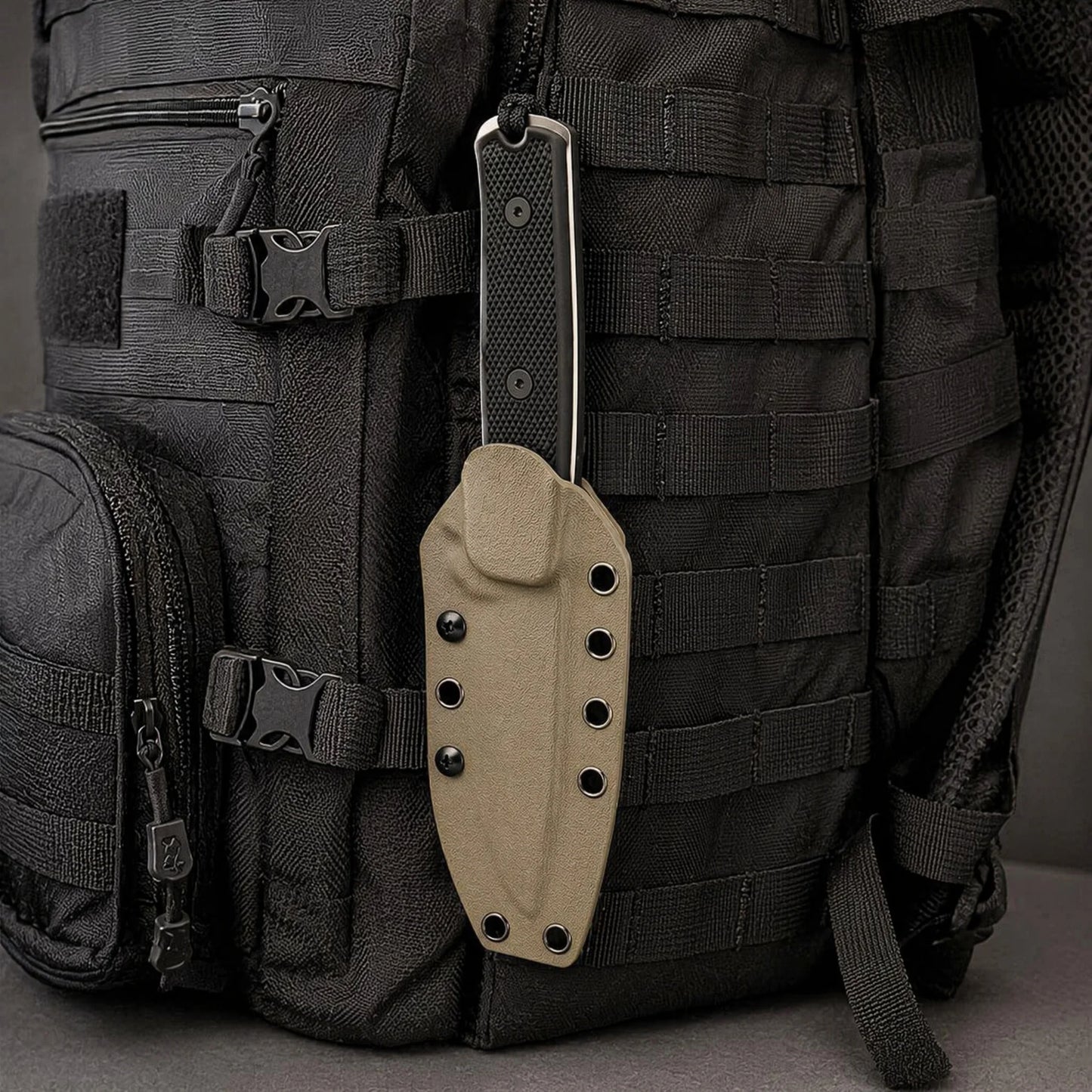 High-Quality Steel Outdoor Knife, Lightweight and Easy to Store, Portable Multi-Purpose Knife for Hiking, Camping, Gardening, an