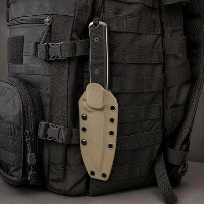 High-Quality Steel Outdoor Knife, Lightweight and Easy to Store, Portable Multi-Purpose Knife for Hiking, Camping, Gardening, an