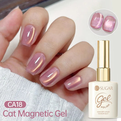 UR SUGAR 15ml Cat Magnetic Gel Nail Polish 30 Colors Semi Permanent Magnetic Gel UV/LED Soak Off Painting Vanrish Design