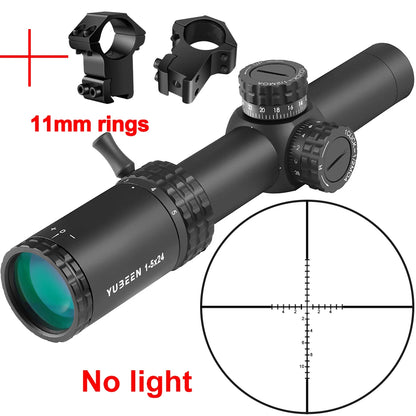 1-5x24 SFP LPVO gevärssikte för jakt