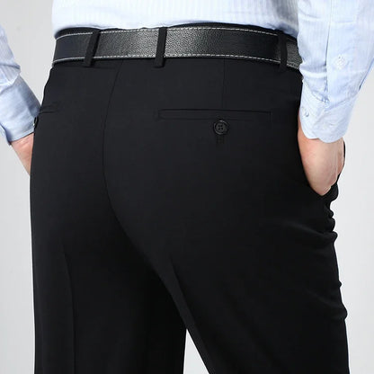 Herrbyxor med Dubbelveck – Klassiska Kostymbyxor i Stora Storlekar (29–56)