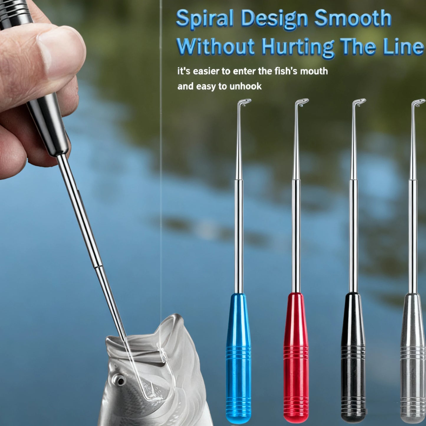 Stainless Steel Fishing Hook Remover Tools Detacher Extractor Rapid Decoupling Fishing Hook Detacher Remover Portable Tools