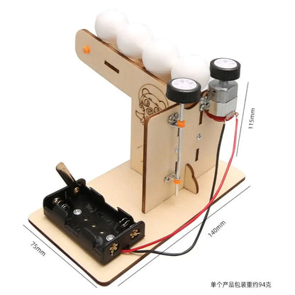 DIY Vetenskapsleksak Trä – Robot & Elektronik Byggsats Kreativt STEM-kit Barn 6–14 År Gootrades 2026