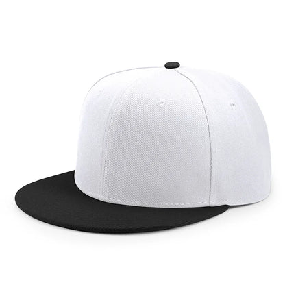 Unisex Cheap Custom Hip hop Flat Trucker Hats For Dance Caps Women Men Solid Color Adjustable Flat Bill Snpback Hat with Logo