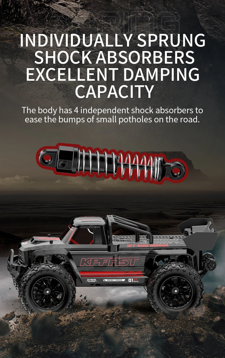 KF18 1/14 RC Drift Car 80KM/H 4WD 2.4G High Speed Off-Road Racing Car Brushless 3S Remote Controller Car Truck Toy For Gift