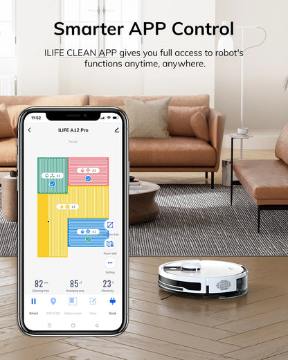 ILIFE A12 Pro Robotdammsugare och Mopp