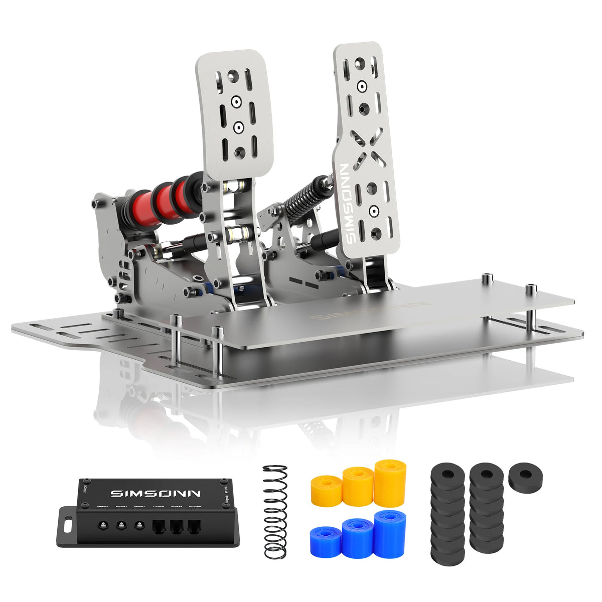 SIMSONN Plus X Sim Racing Simulator Pedal PC Simracing Pedals Support VAM Series Vibration Motor Driving Game Accessories