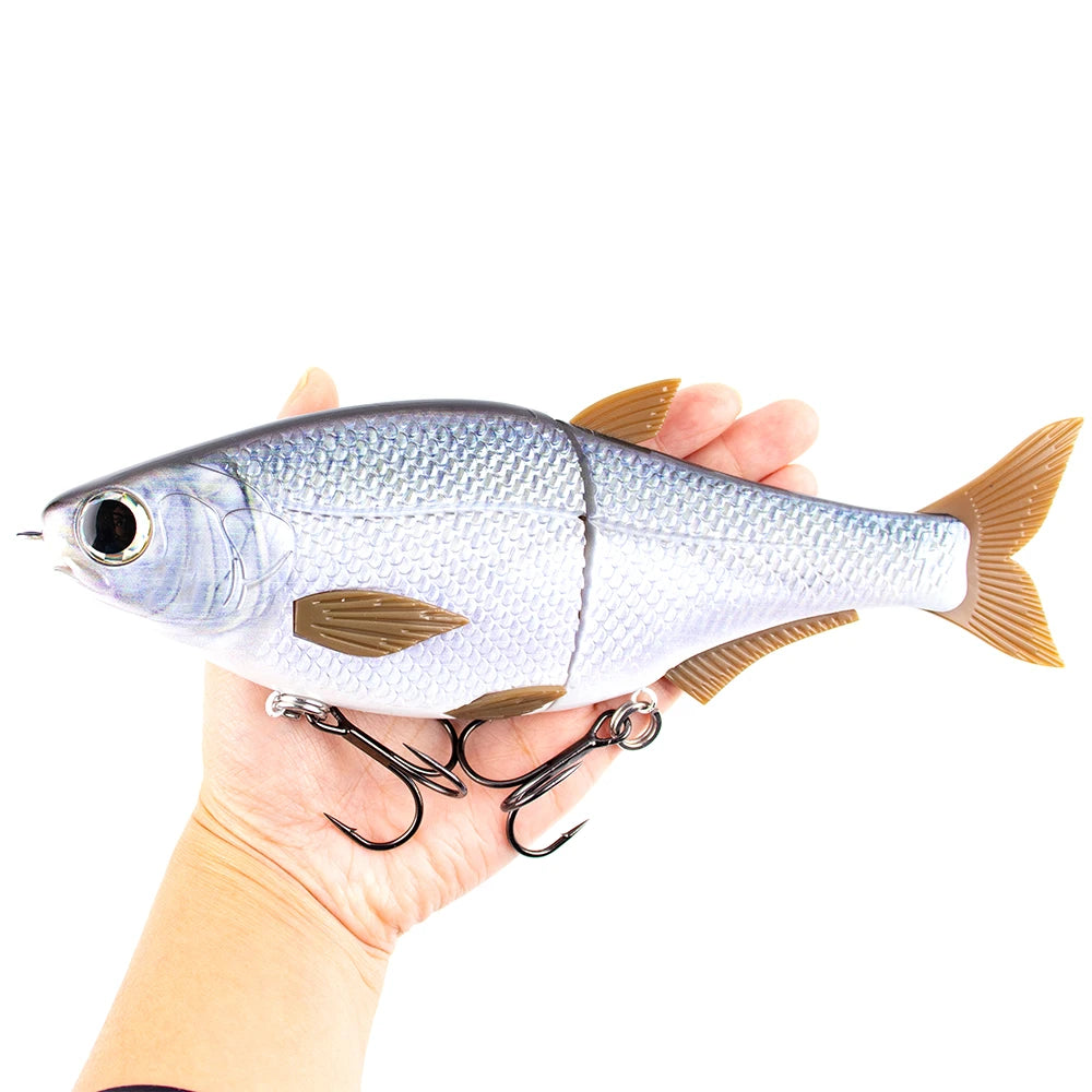 PyroCatus Big Game Glide Shad Baits 23cm/140g Sinking Hard Body Baits Soft Tail Fishing Lures Jointed Swimbait Tackle