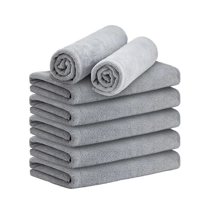 5/10Pcs Microfiber Salon Towels Bleach Proof Beauty Hair Salon Towels Hairdresser Spa Bath Kitchen Car Wash Towel